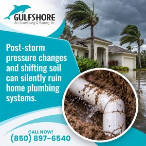 Hurricane plumbing damage